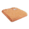 Houndstooth Throw in Pumpkin