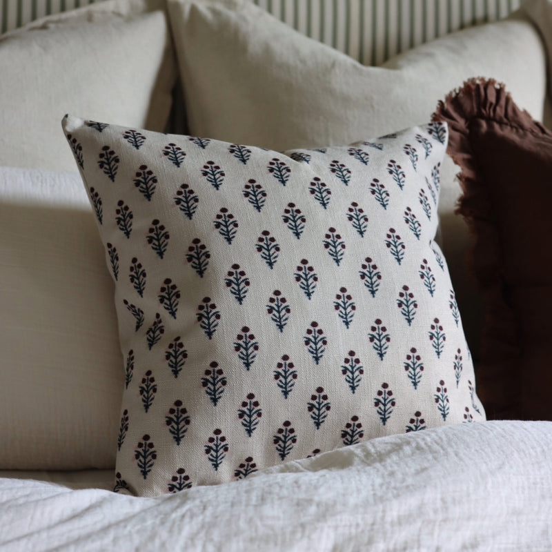 Francesca Floral Print Cushion