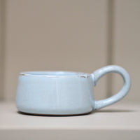Stoneware Tealight Cup ~ in Eggshell or Forest Green
