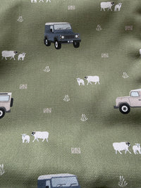 Land Rover Double Oven Glove ~ in Cream or Sage Green