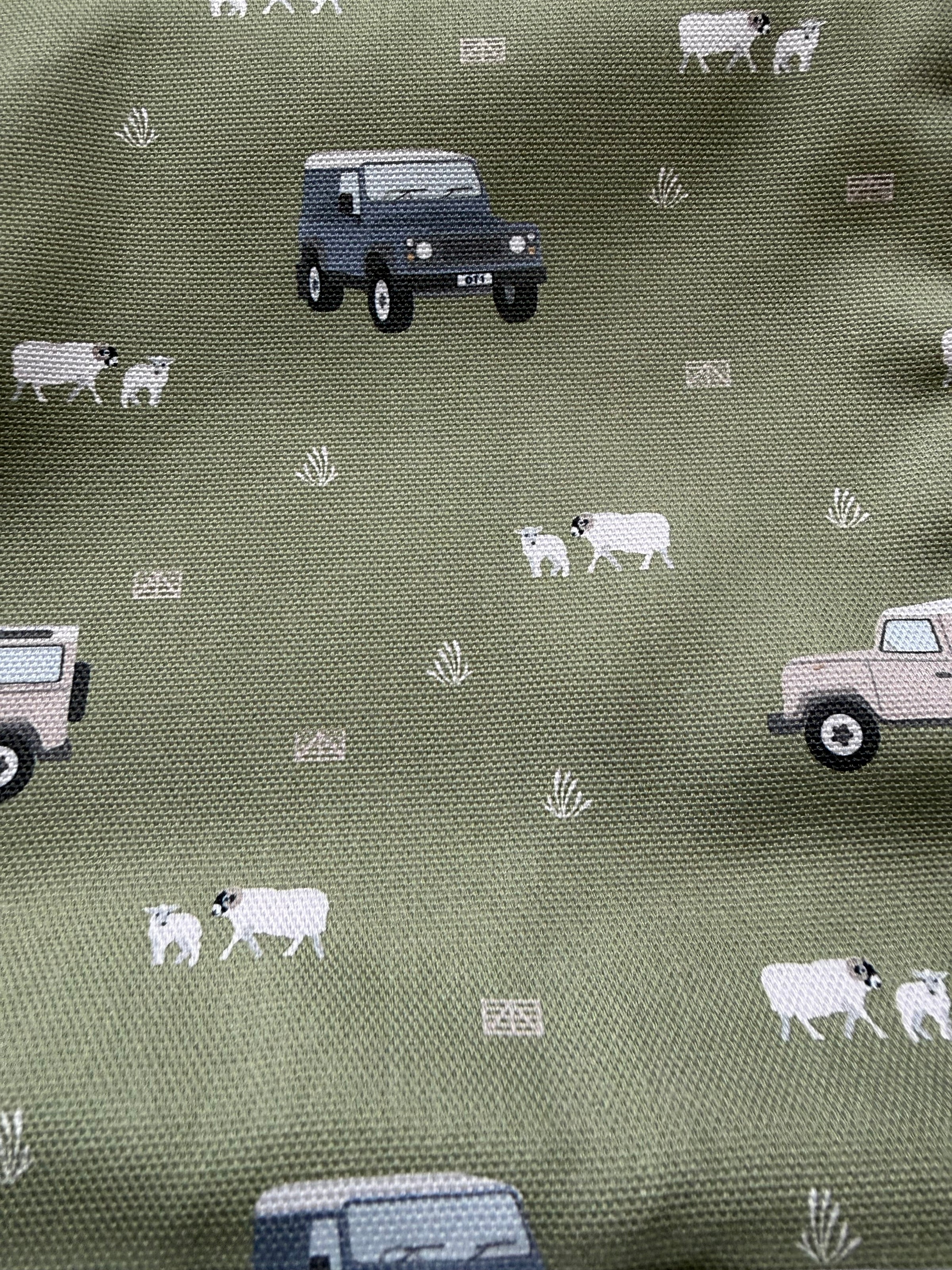 Land Rover Double Oven Glove ~ in Cream or Sage Green