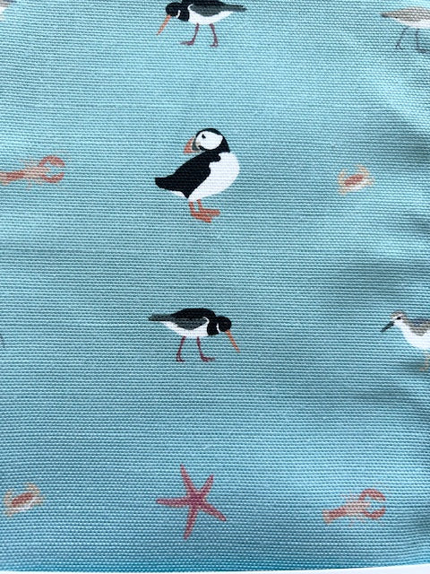 Coastal Tea Towel in Canal Blue