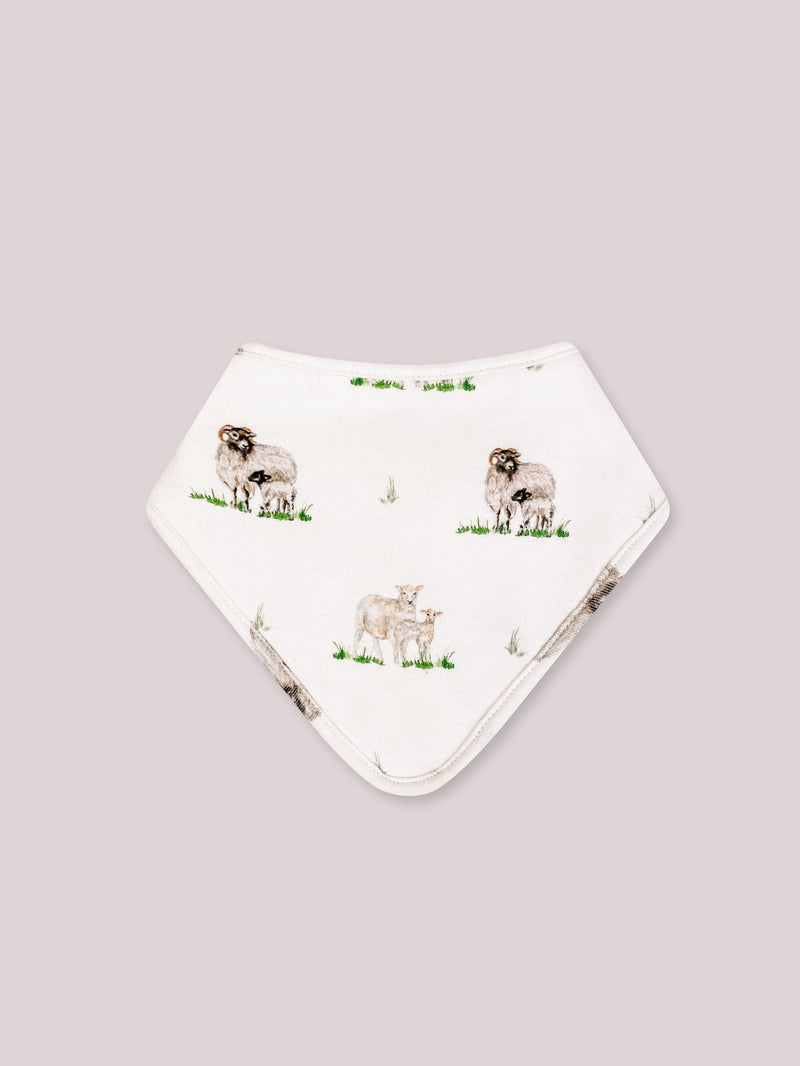 Sheep Design Dribble Bib