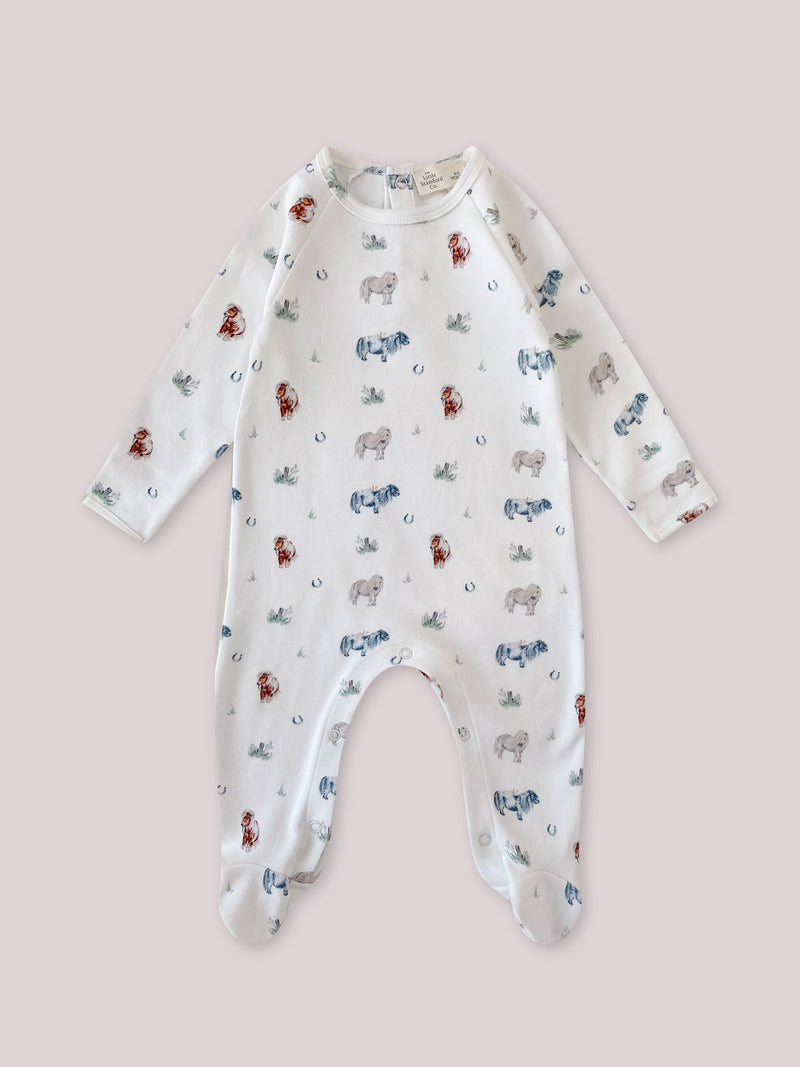 Shetland Pony Baby Sleepsuit ~ birth to 12 months