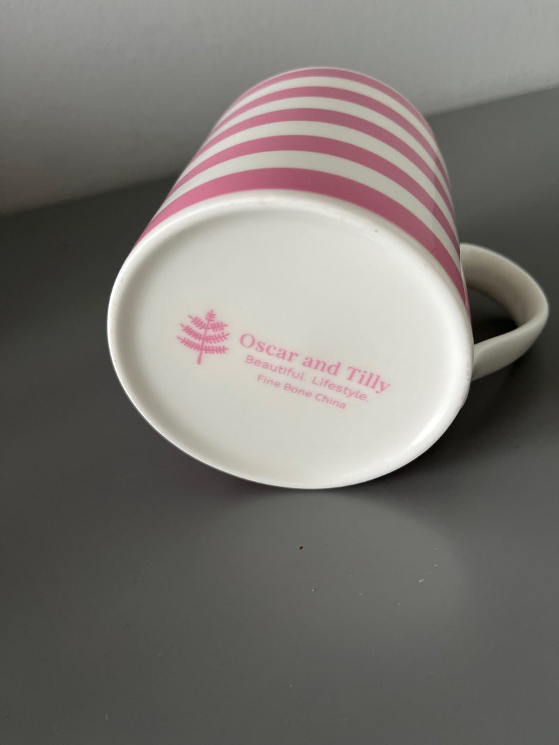 Oscar and Tilly Brightly Striped Mug ~ mix and match