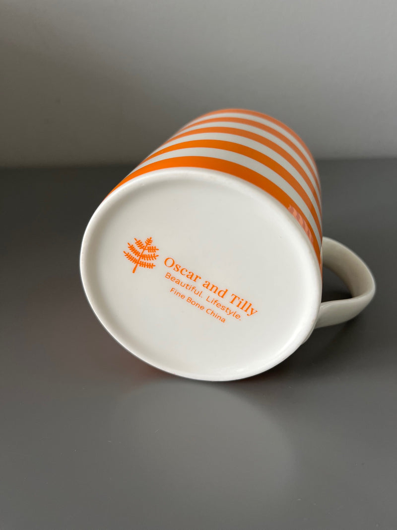 Oscar and Tilly Brightly Striped Mug ~ mix and match