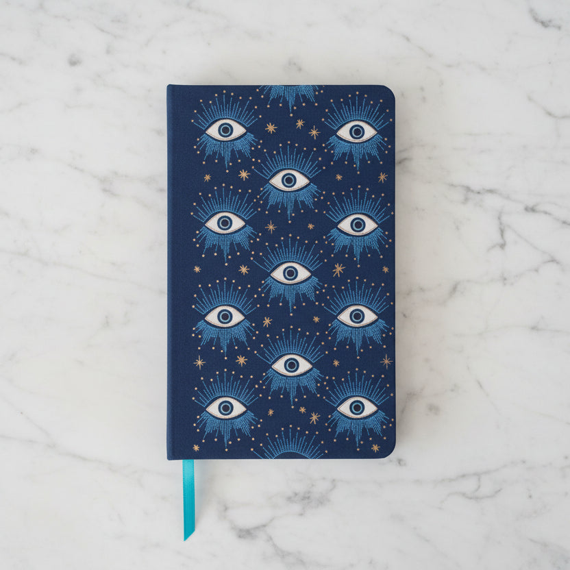 Celestial Bookcloth Journal - Starry Eyed