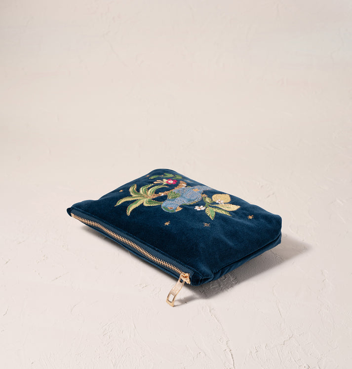 Tropical Parrot Mini Pouch