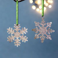 Stellar Snowflake Glitter Gold