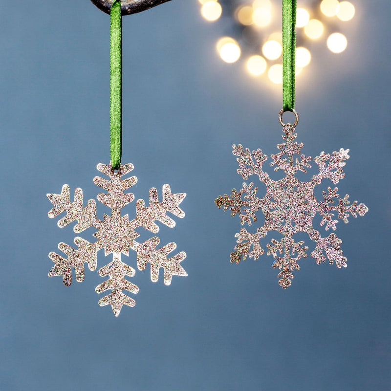 Stellar Snowflake Glitter Gold