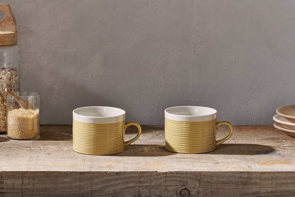 Kai Mugs - (Set of 2) in 3 colourways