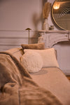 Luxurious Faux Fur Throw – Taupe