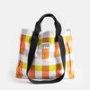 Multi Check Large Tote Bag