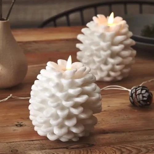 Pine Cone Lighting - white