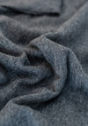 Close-up of textured gray fabric