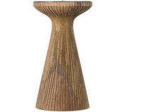 Omari Mango Wood Candlestick – Natural – 2 sizes