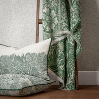 William Morris Marigold Jacquard Throw - Green