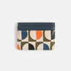 Geo Circles Card Holder Wallet