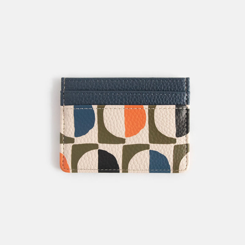 Geo Circles Card Holder Wallet