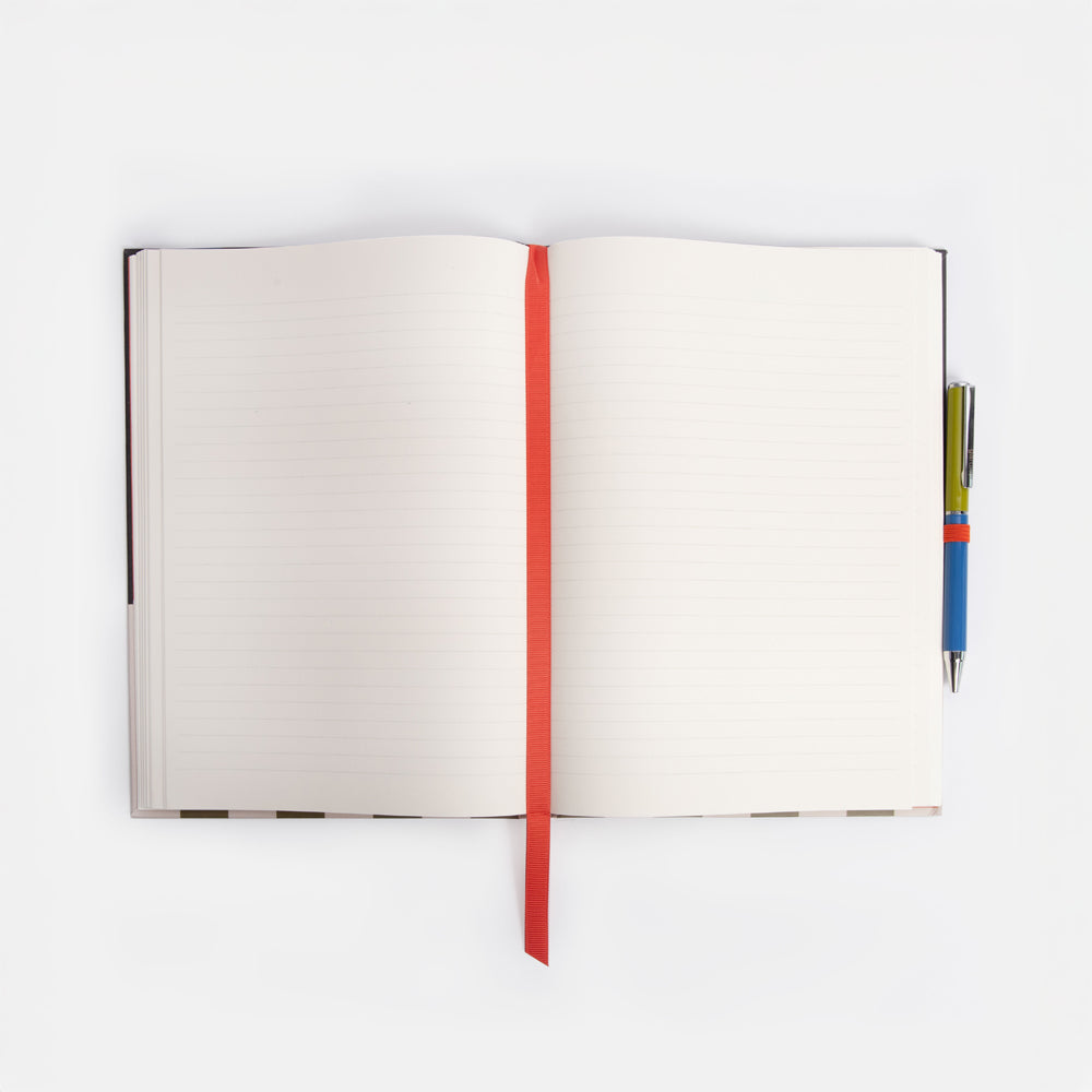 Block Stripe Casebound Notebook & Pen Set
