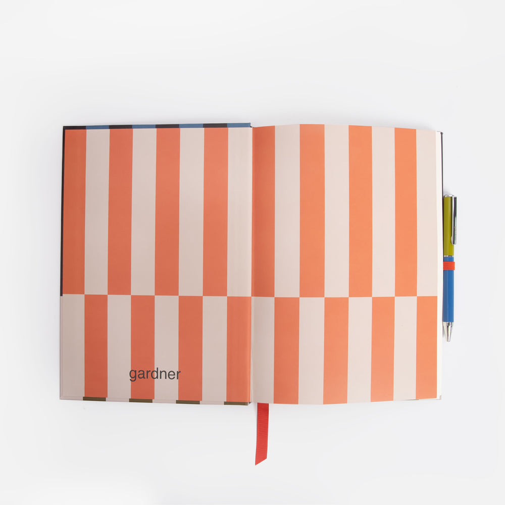 Block Stripe Casebound Notebook & Pen Set