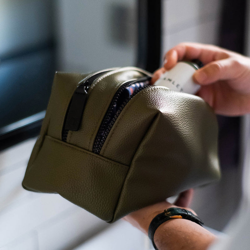 Green Large Travel Wash Bag