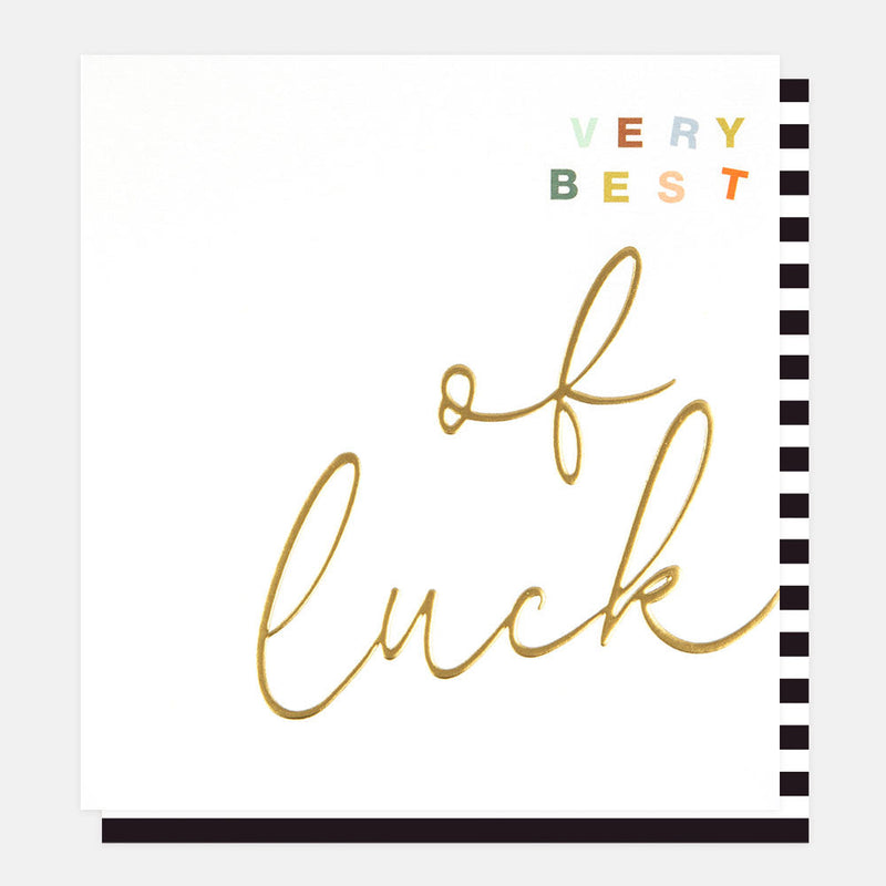 Very Best of Luck Card