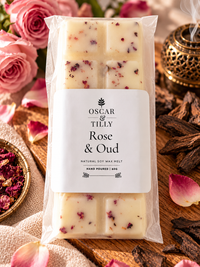 Rose & Oud Scented Snap Bar Wax Melt