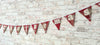 Hand-sewn Merry Christmas Bunting