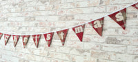Hand-sewn Merry Christmas Bunting