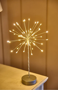 Mini Table Starburst Light – in Gold