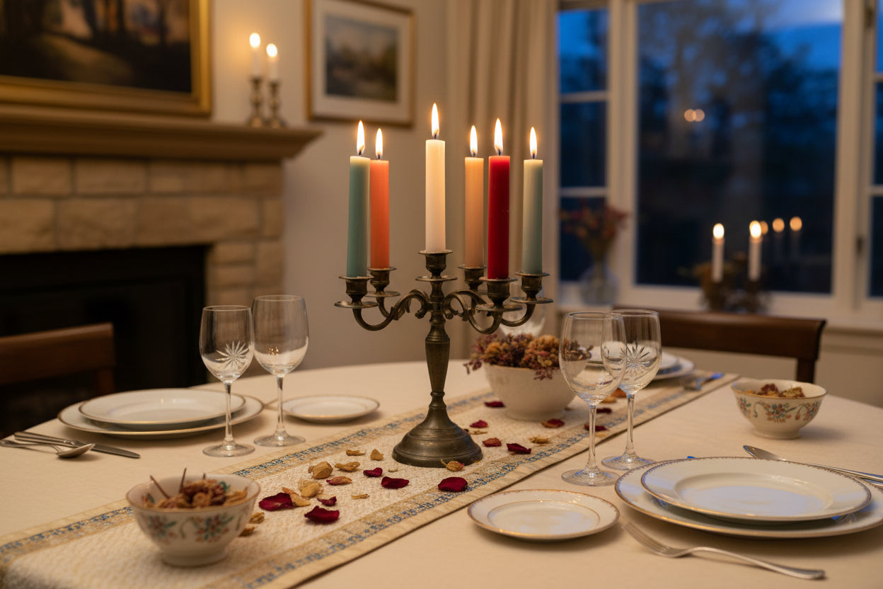 Tall Dinner candles ~ set of 4