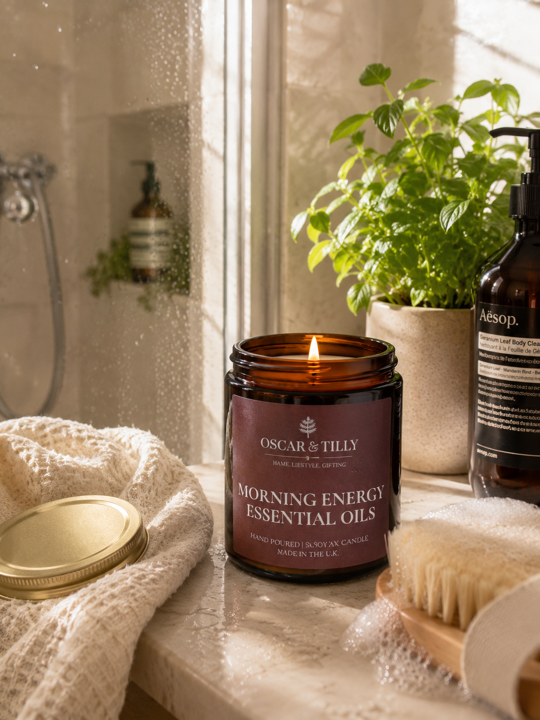 Apothecary Collection - Morning Energy Essential Oils Candle