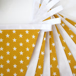 Mustard Star and White Bunting