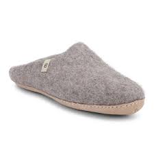 Egos Copenhagen Slippers in Natural Grey