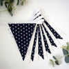Navy Star and White Large Bunting