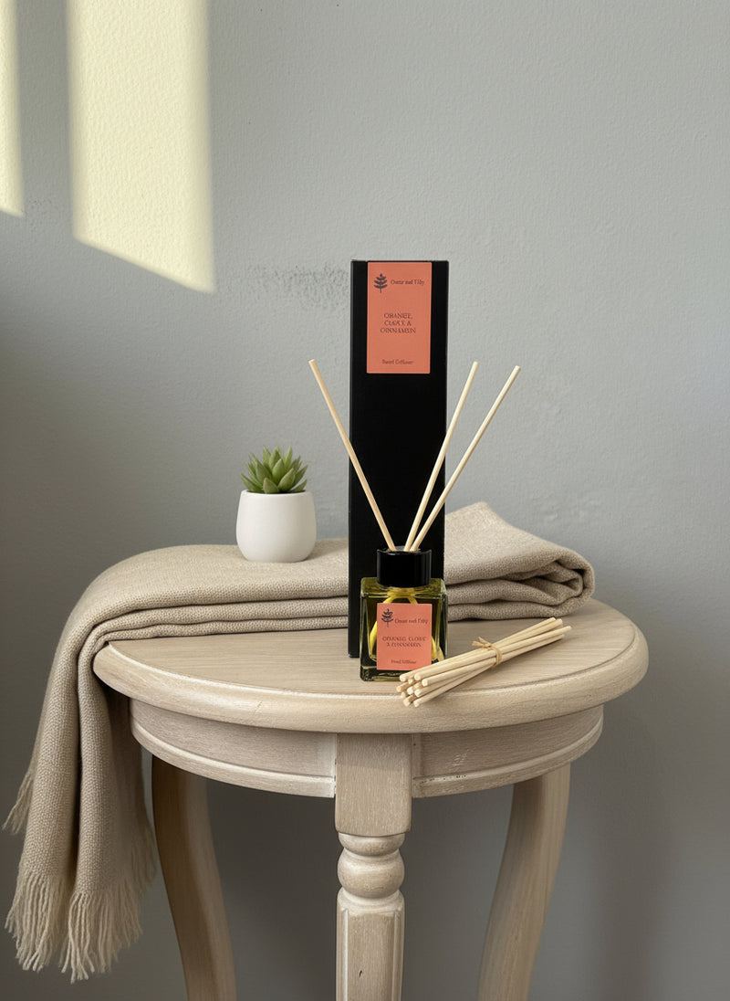 A classic Christmas blend of orange, clove and cinnamon essential oils, that will fill your home with the scents of the festive season