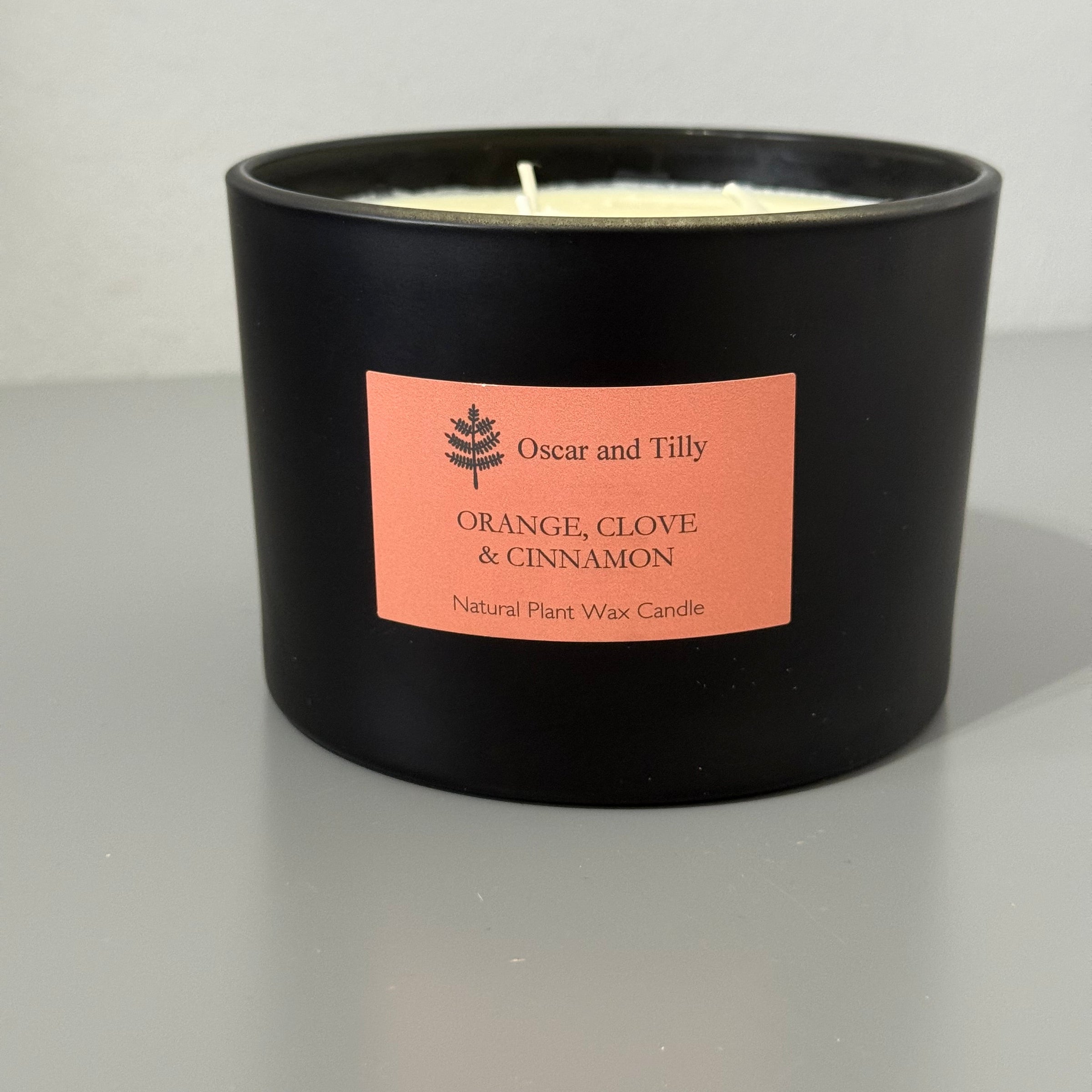Orange, Clove & Cinnamon 3 Wick Candle