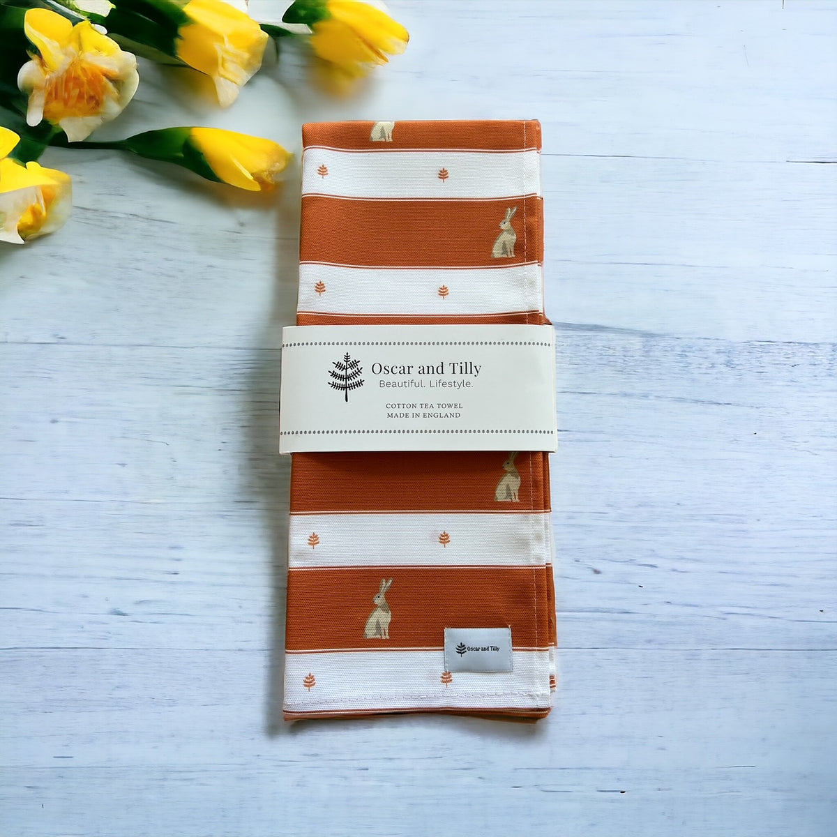 Hares Tea Towel
