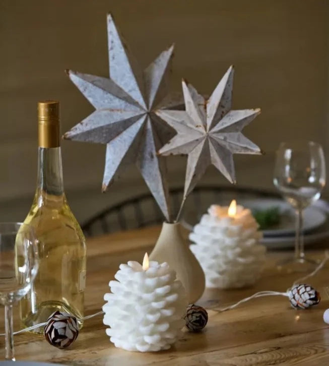 Pine Cone Lighting - white