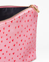 Recycled Luca Luna Pink Hearts Washbag