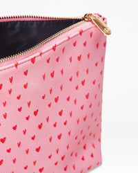 Recycled Luca Luna Pink Hearts Washbag
