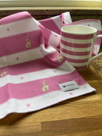 Hares Tea Towel - in 4 colours