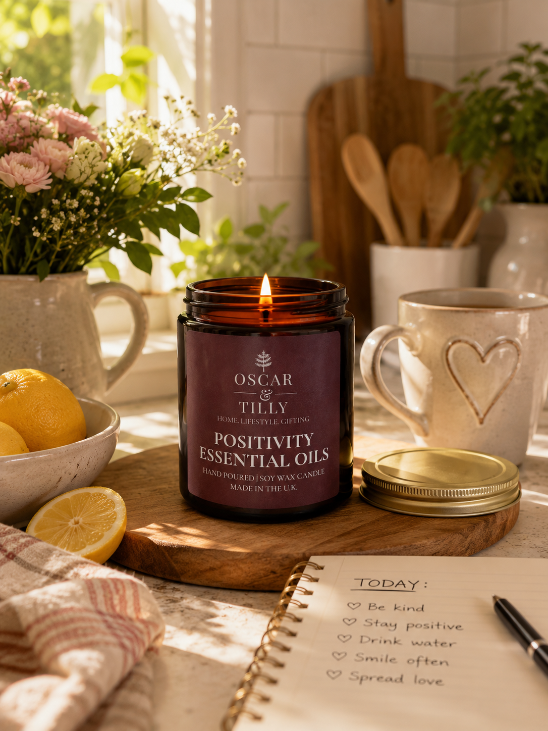 Apothecary Collection - Positivity Essential Oils Candle