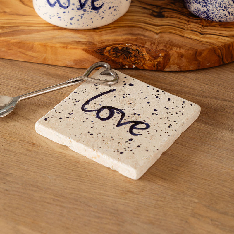 ‘Love’ Single Stone Coaster