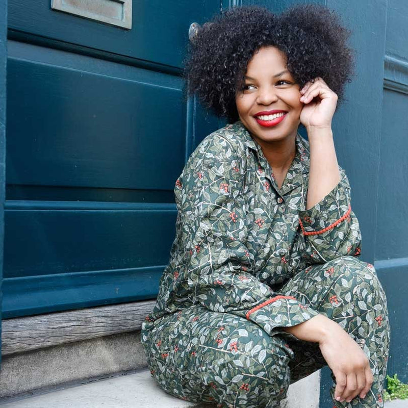 Winter Berry Print Pyjamas
