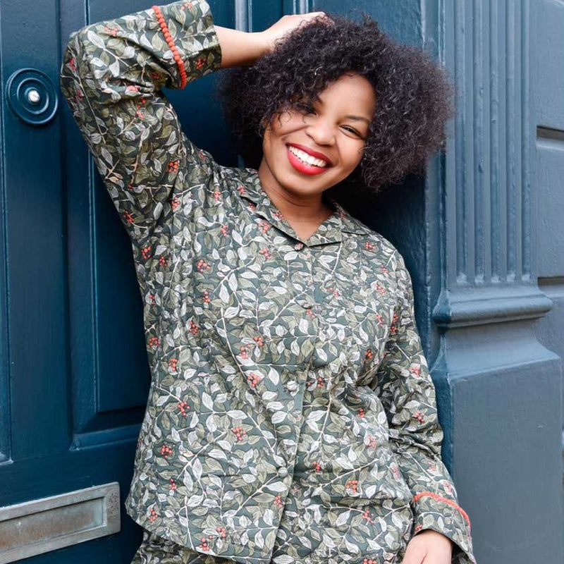 Winter Berry Print Pyjamas
