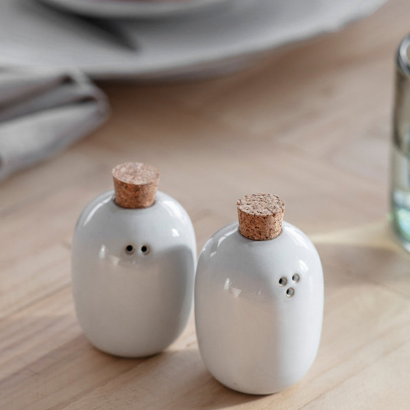 Ithaca Ceramic Salt & Pepper Shakers