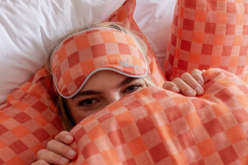 Apricot Cotton Eye Mask