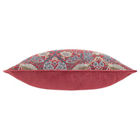 Wiliam Morris Strawberry Thief Piped Jacquard Cushion Cover - Berry